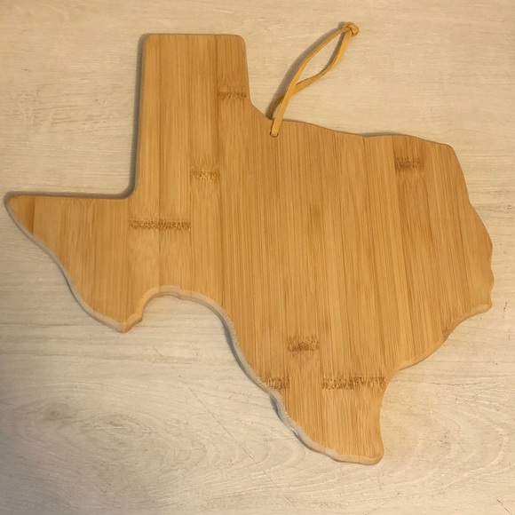 Totally Bamboo Other - Totally Bamboo Texas State Shaped charcuterie Serving & Cutting Board Pls Read